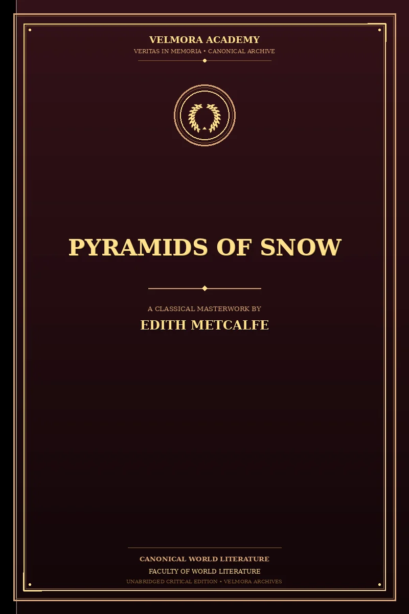Cover of Pyramids of snow