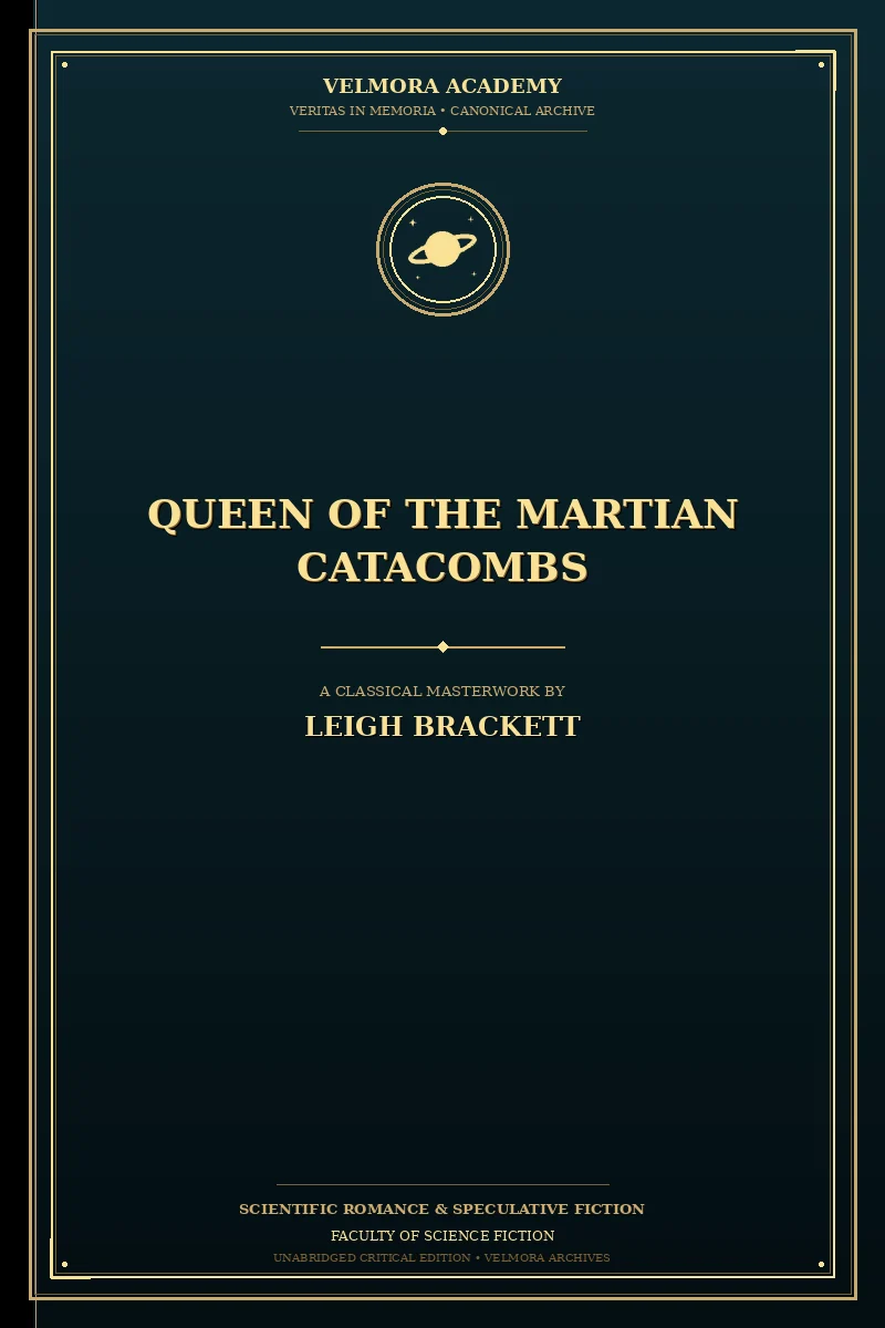 Queen of the Martian Catacombs
