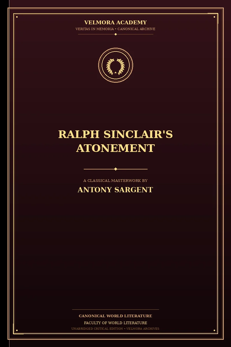 Cover of Ralph Sinclair's Atonement