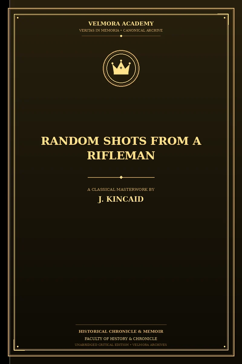 Cover of Random Shots from a Rifleman