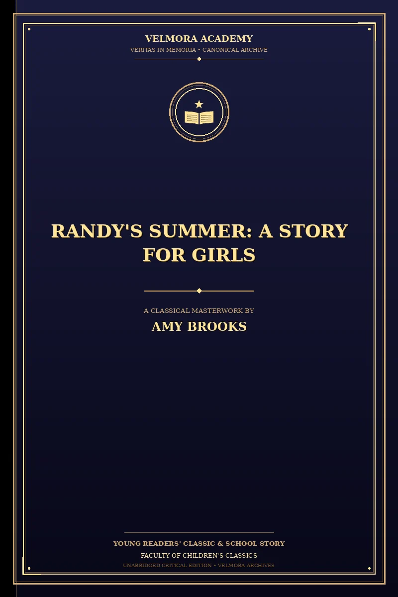 Randy's Summer: A Story for Girls