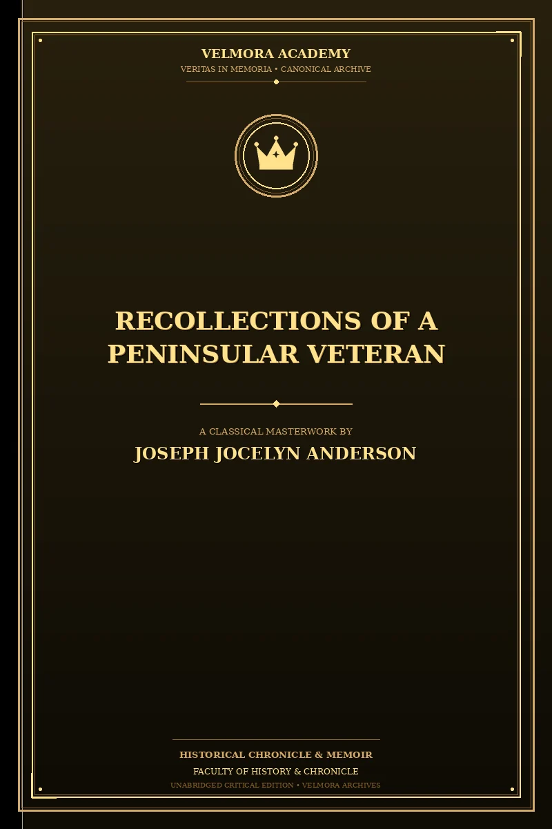 Recollections of a Peninsular Veteran