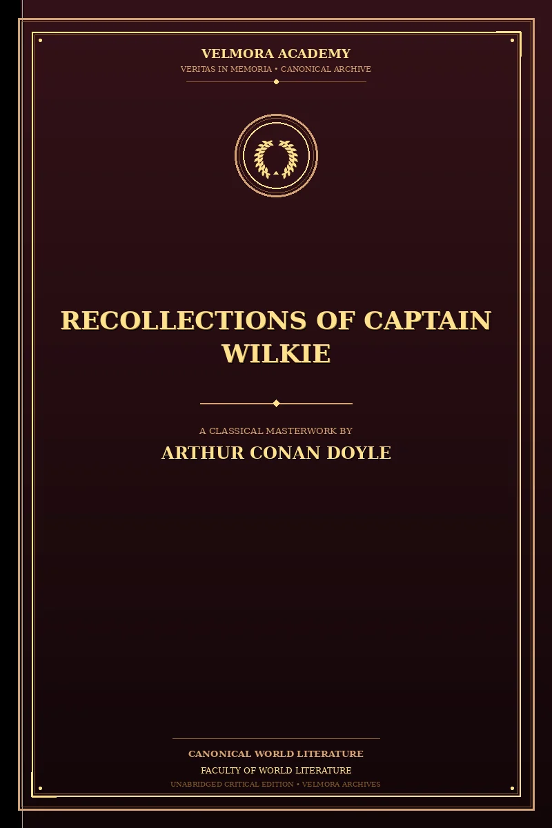 Cover of Recollections of Captain Wilkie