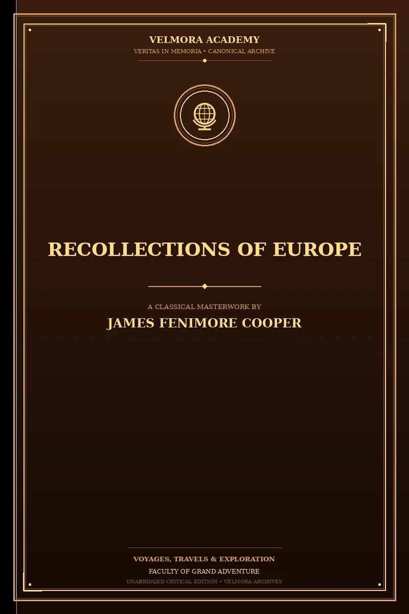 Cover of Recollections of Europe