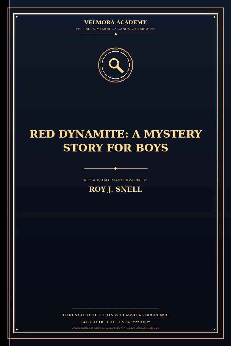 Red Dynamite: A Mystery Story for Boys