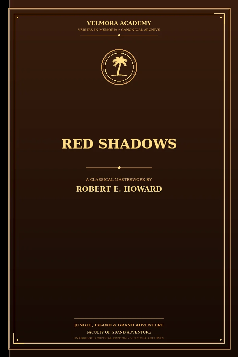 Cover of Red shadows