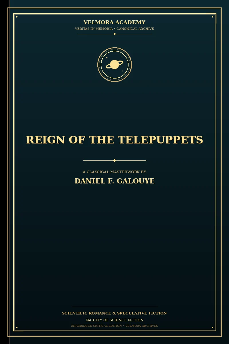 Cover of Reign of the telepuppets