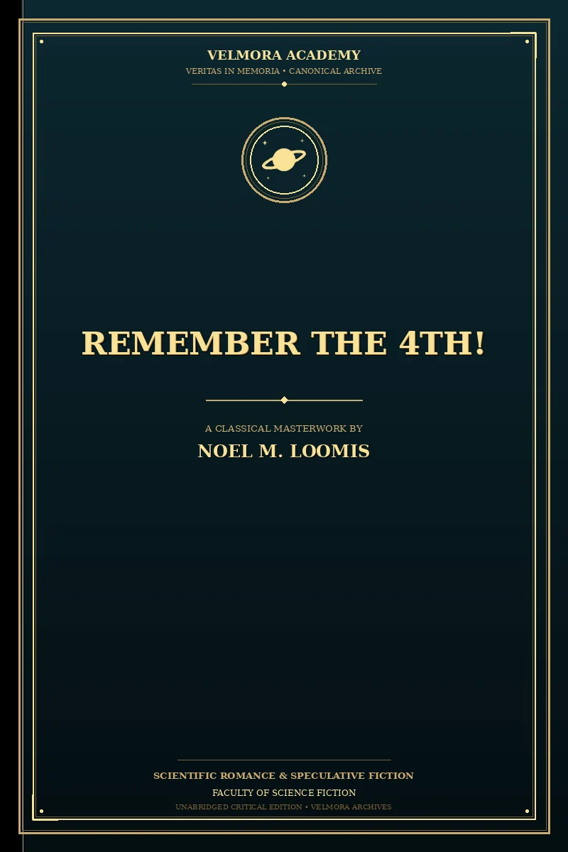 Cover of Remember the 4th!