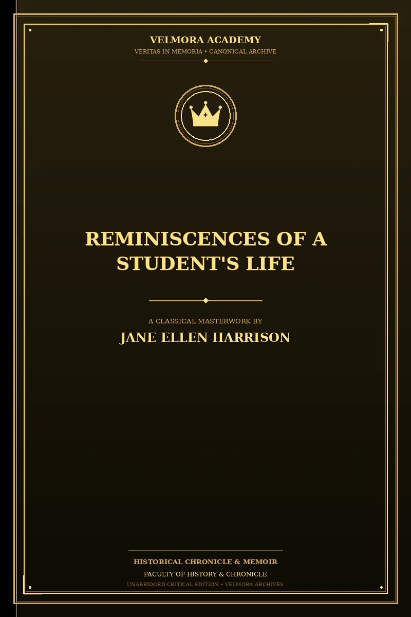 Reminiscences of a student's life