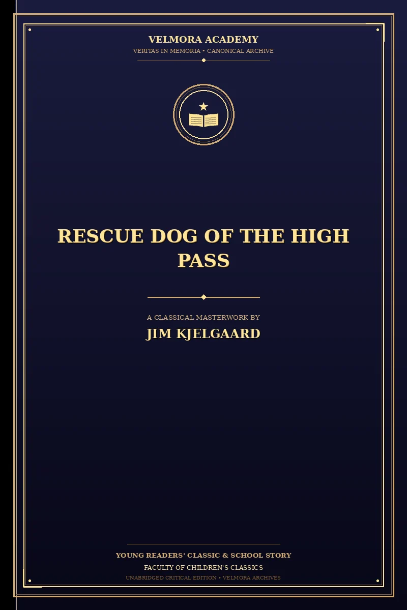 Cover of Rescue Dog of the High Pass