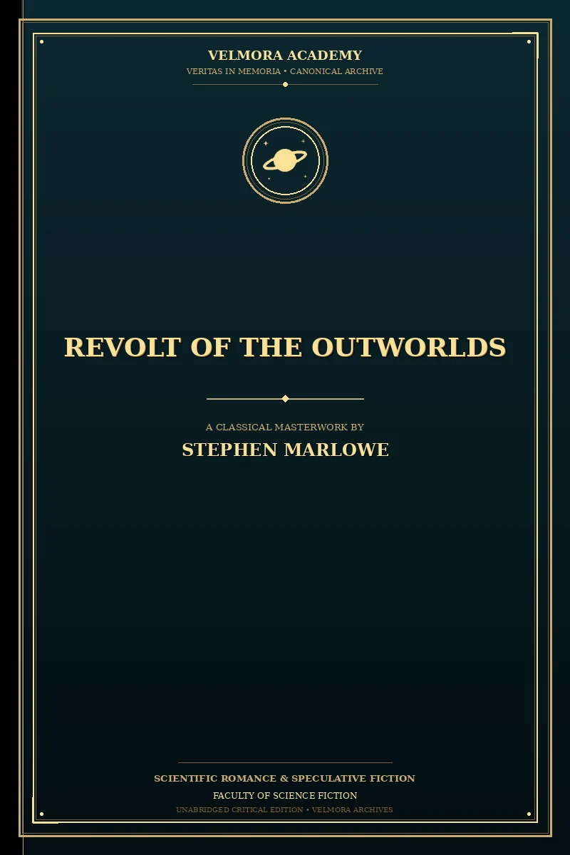 Cover of Revolt of the Outworlds
