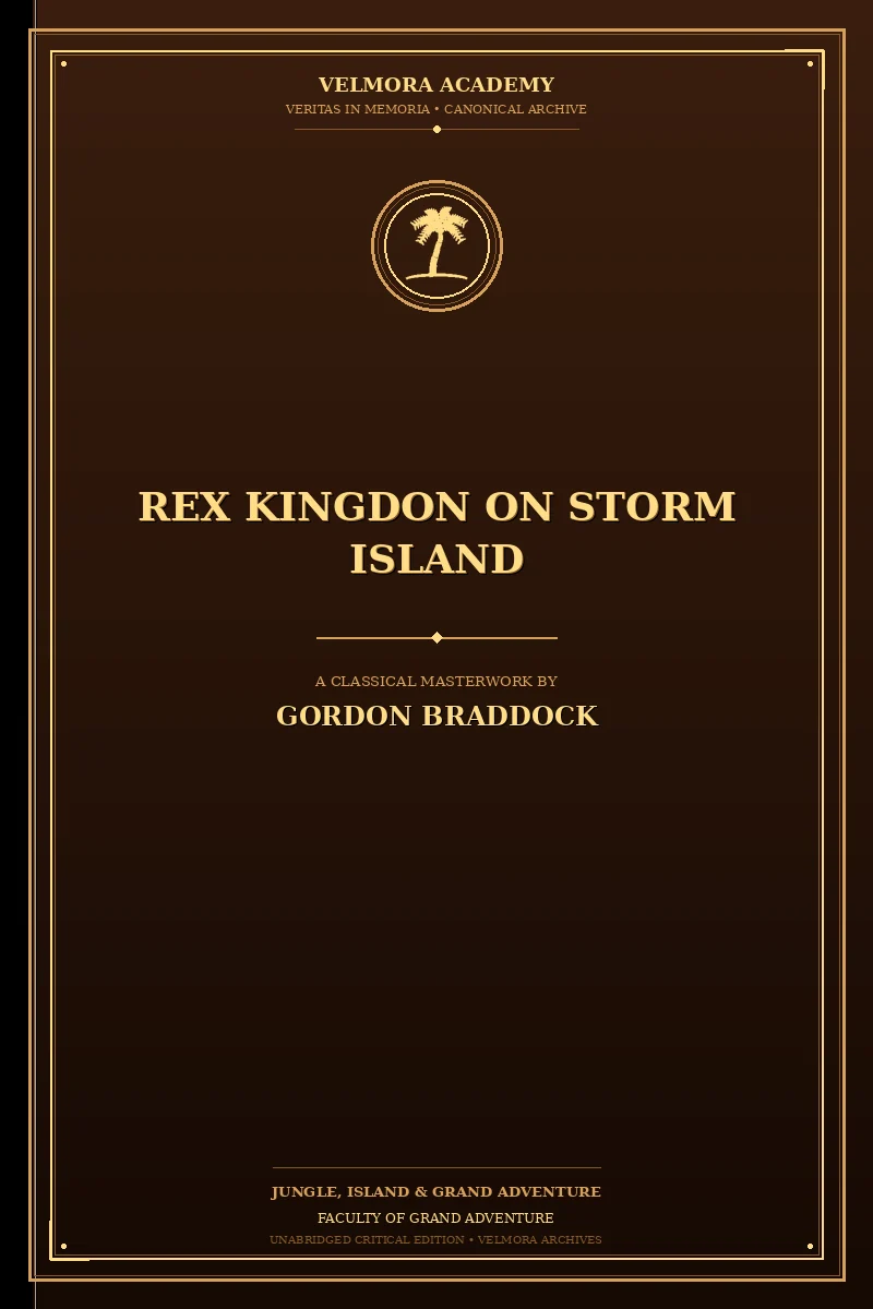Rex Kingdon on Storm Island