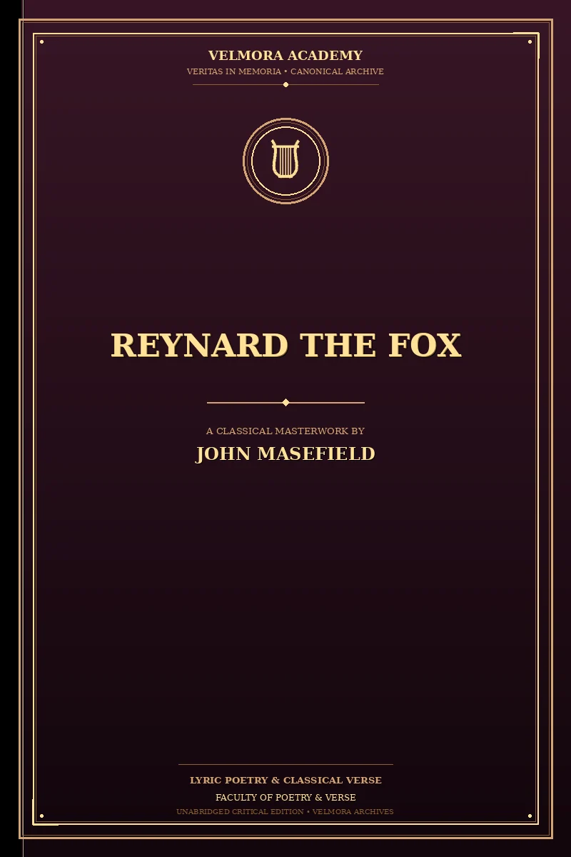 Cover of Reynard the Fox