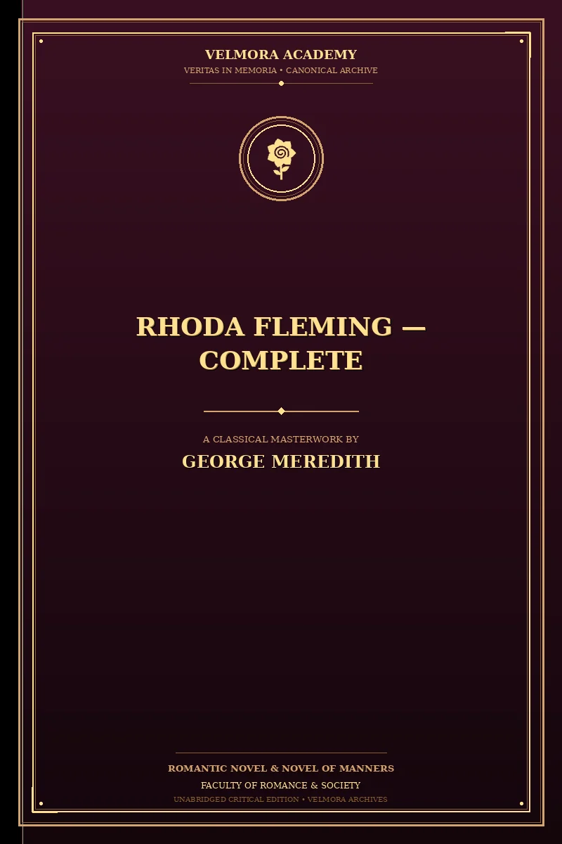 Cover of Rhoda Fleming — Complete