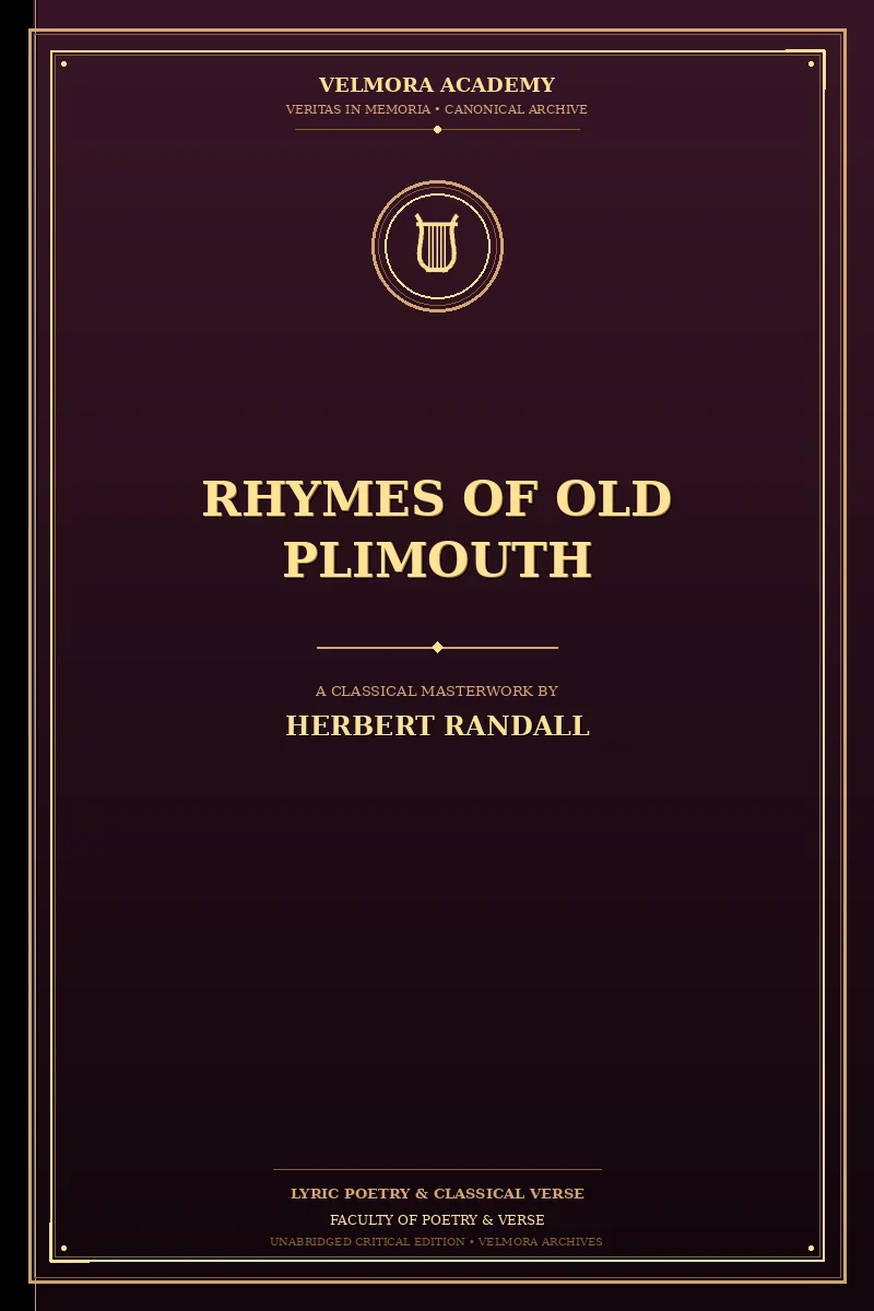 Rhymes of Old Plimouth