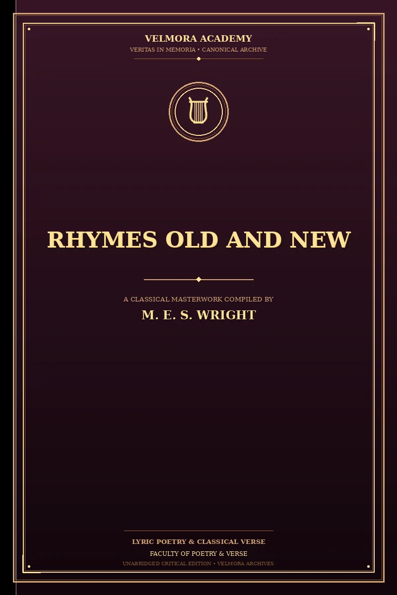 Cover of Rhymes Old and New