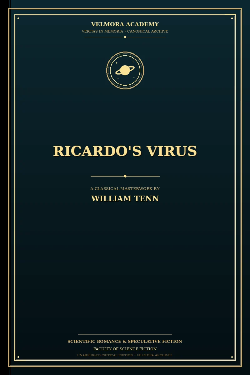 Cover of Ricardo's Virus