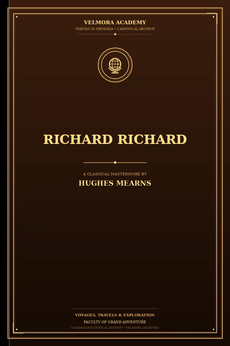 Cover of Richard Richard