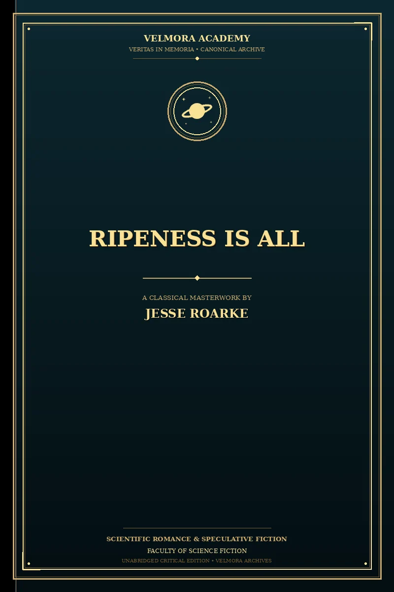 Cover of Ripeness Is All