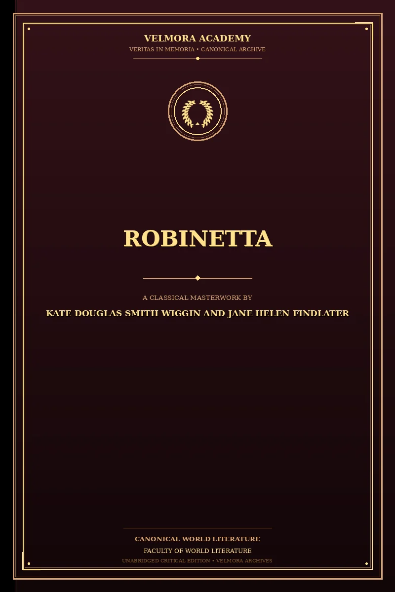 Cover of Robinetta