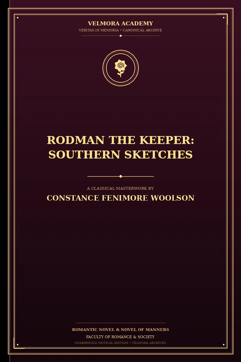 Cover of Rodman the Keeper: Southern Sketches