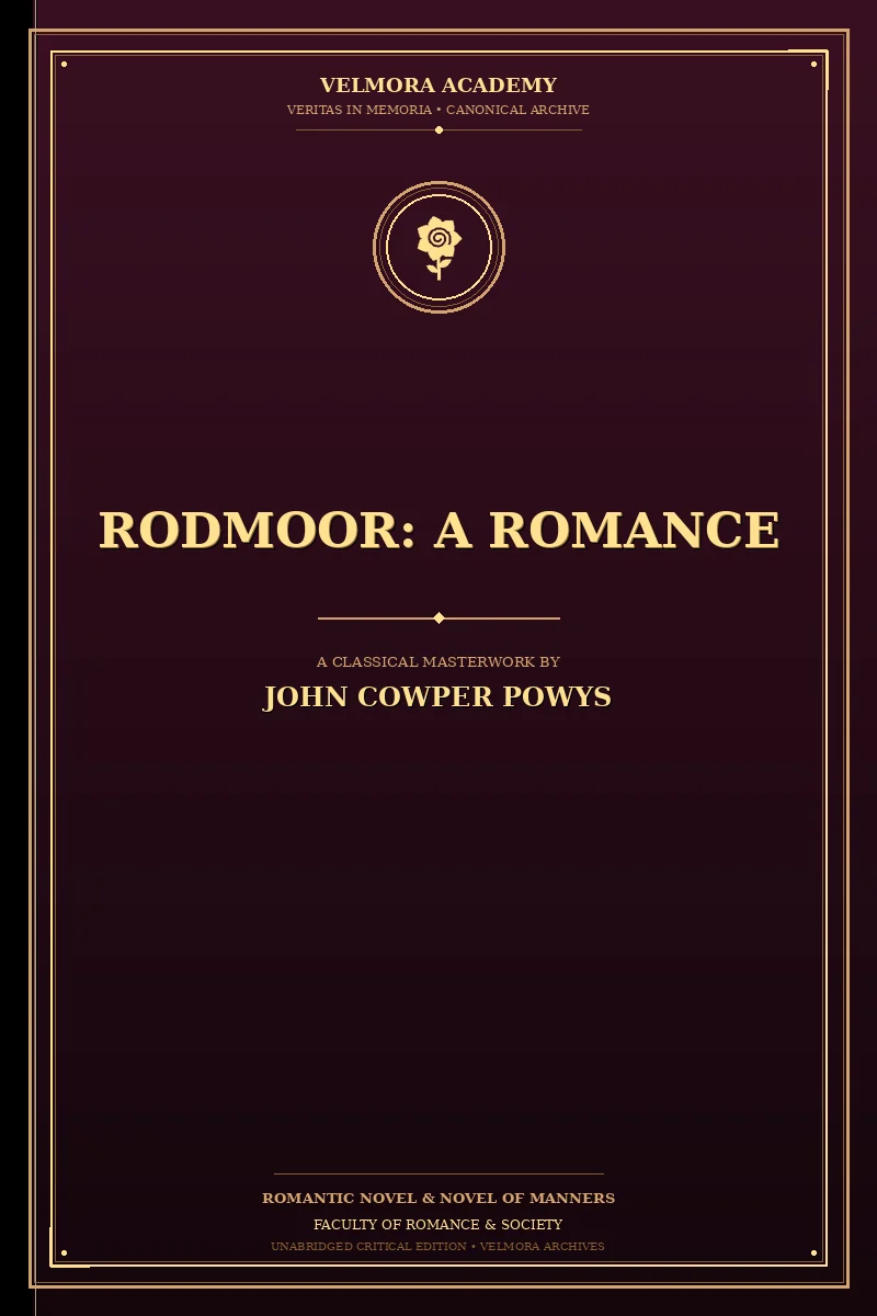 Rodmoor: A Romance