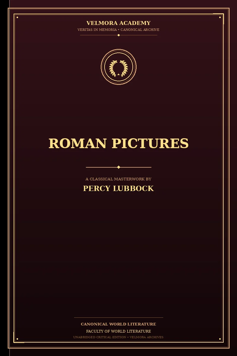 Cover of Roman pictures