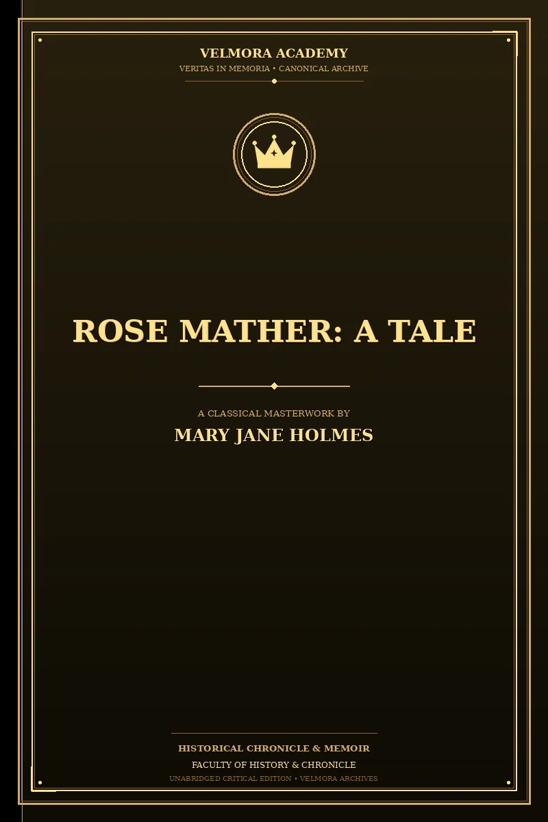 Cover of Rose Mather: A tale