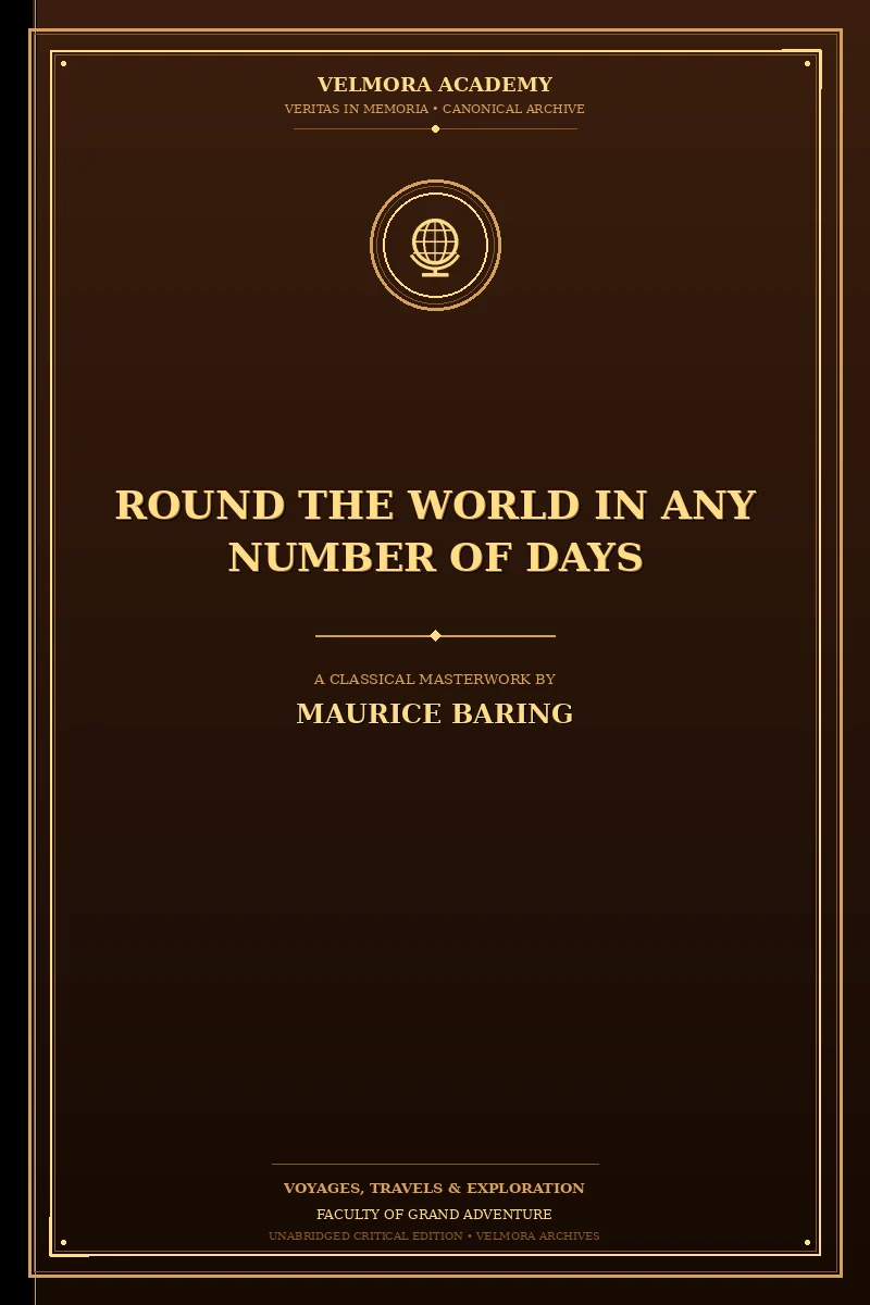 Cover of Round the world in any number of days