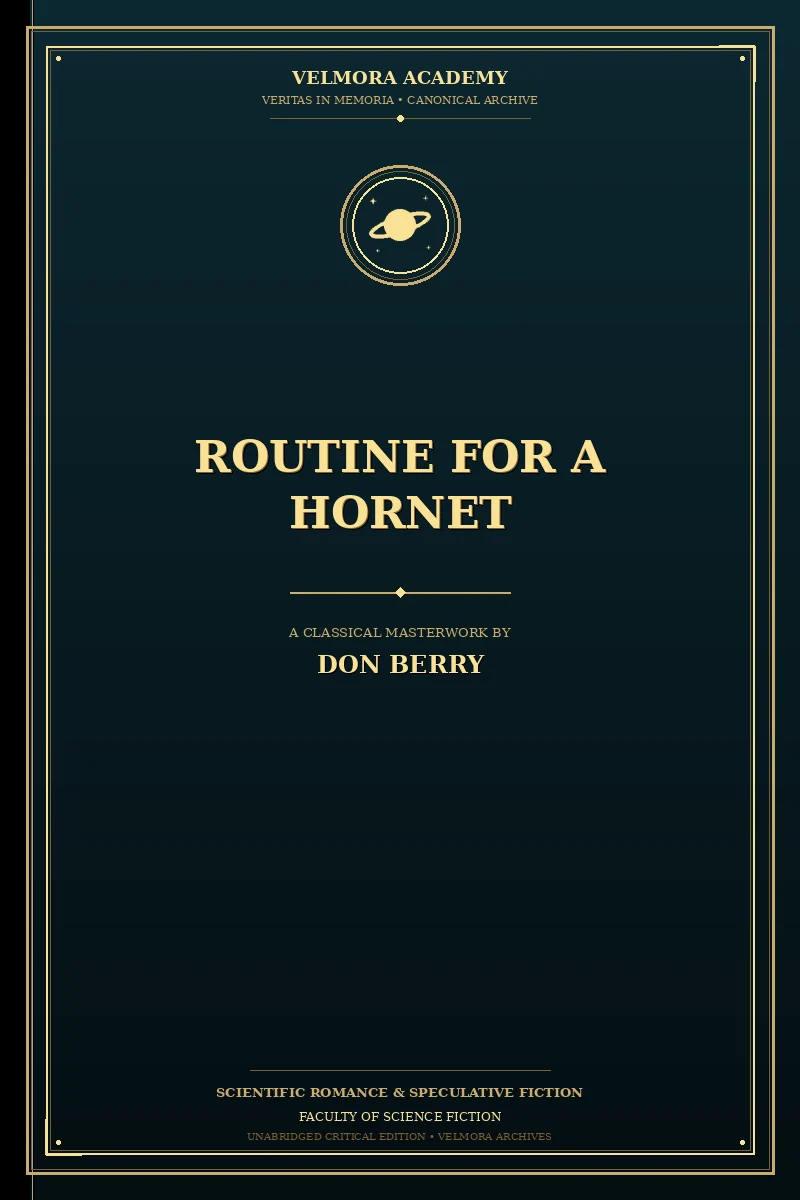 Cover of Routine for a Hornet