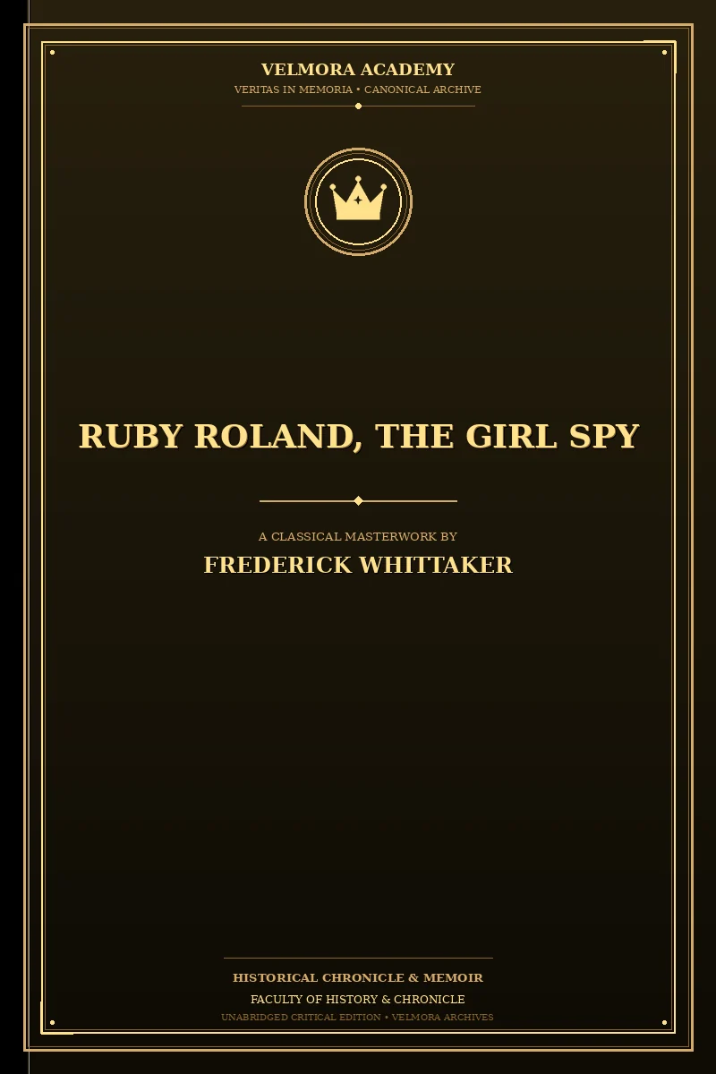 Ruby Roland, the Girl Spy