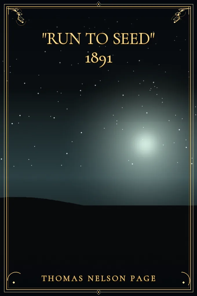 Cover of "Run To Seed" 1891