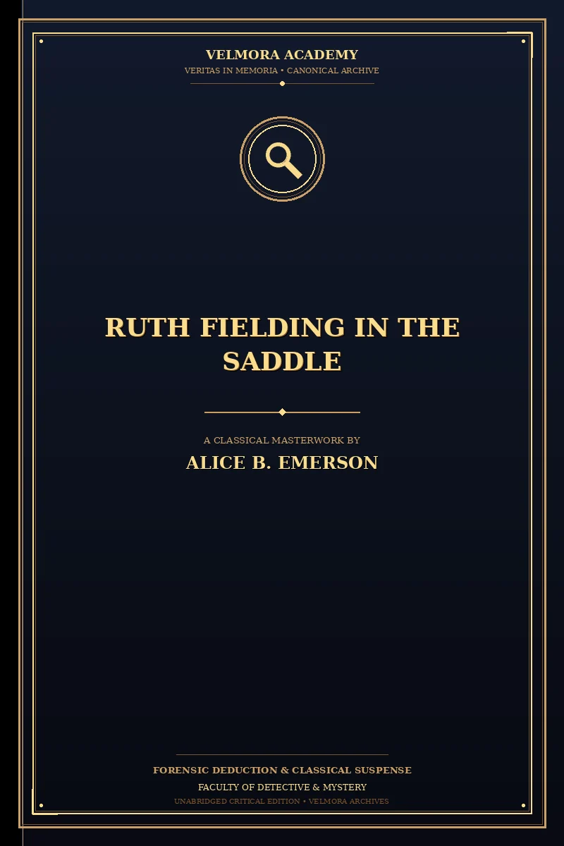 Ruth Fielding In the Saddle
