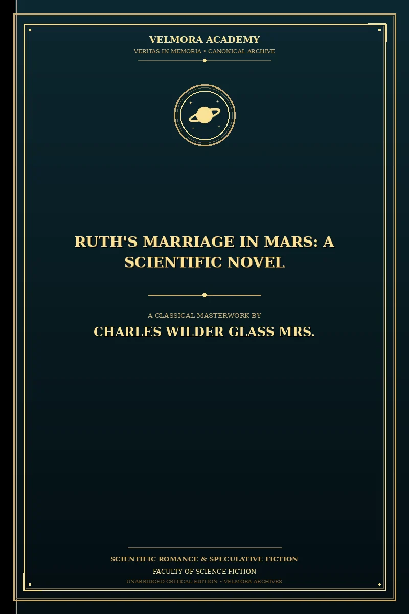 Ruth's Marriage in Mars: A Scientific Novel