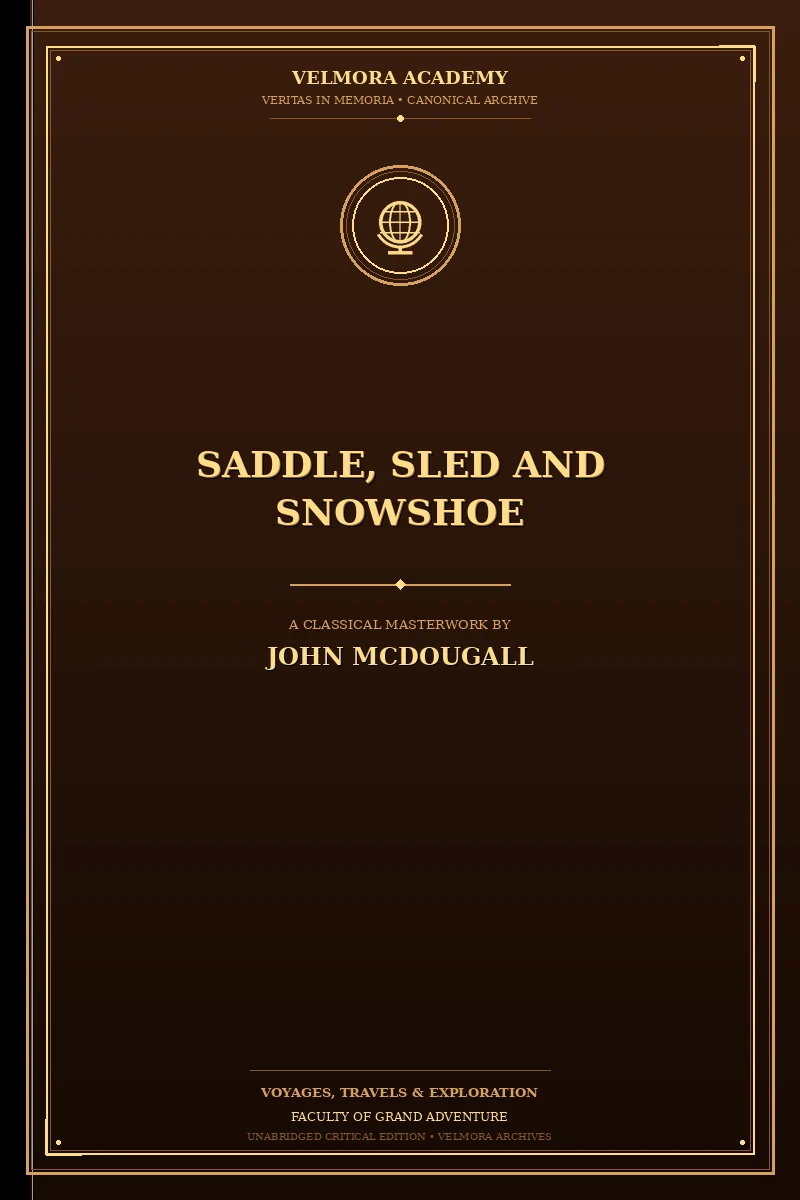 Cover of Saddle, Sled and Snowshoe