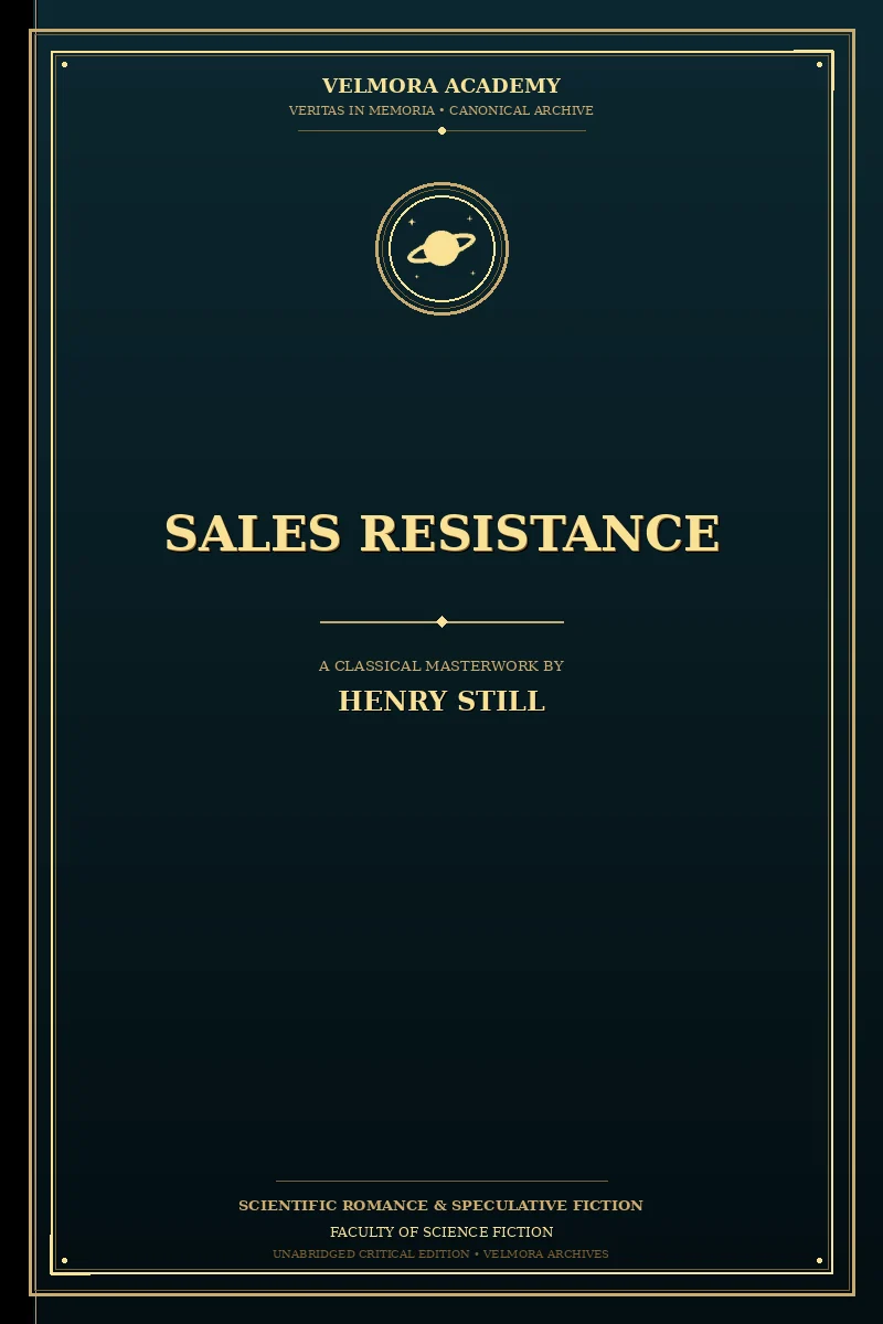 Cover of Sales Resistance