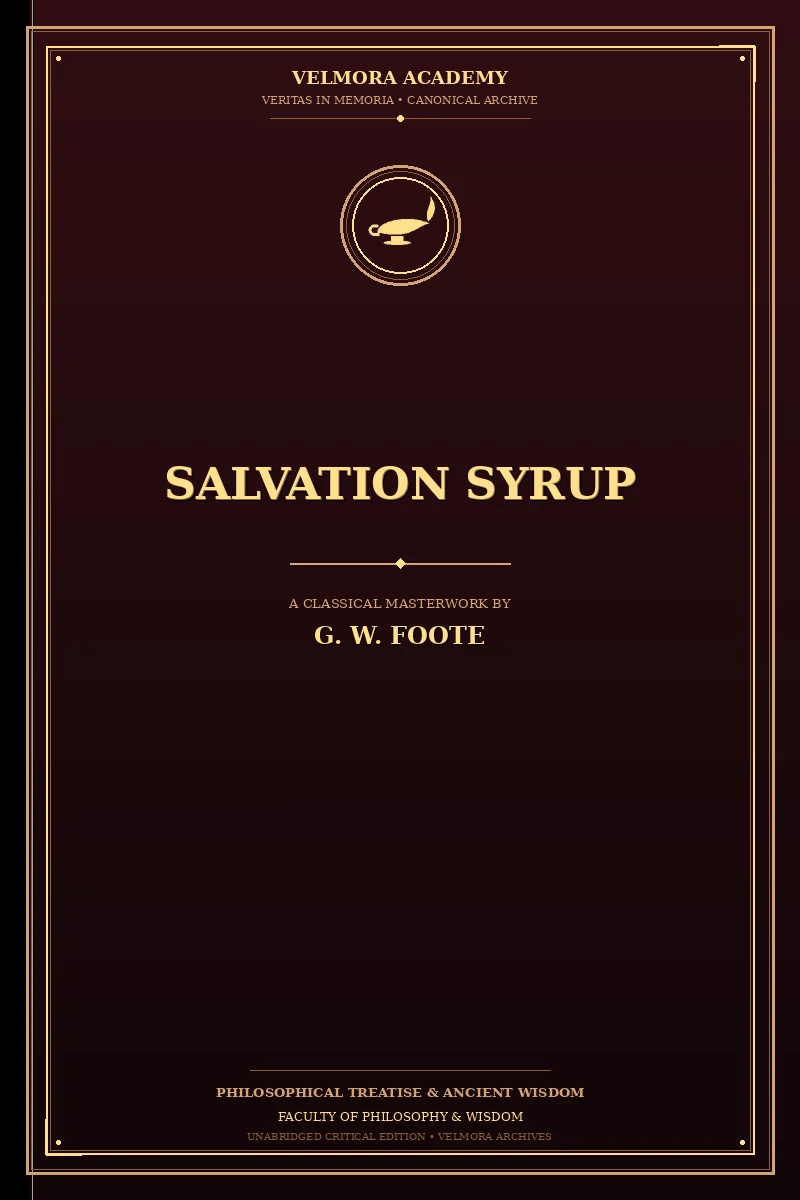 Cover of Salvation Syrup