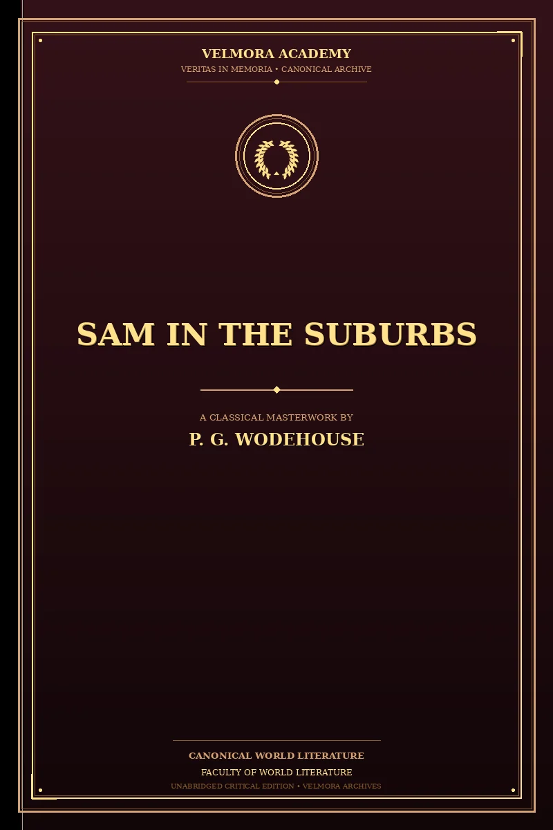 Cover of Sam in the Suburbs
