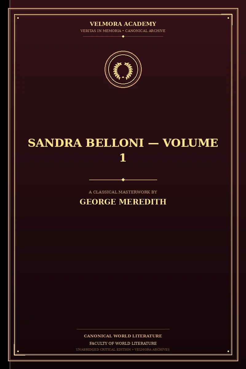 Cover of Sandra Belloni — Volume 1