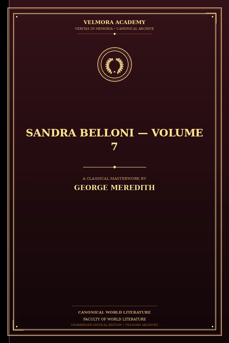 Cover of Sandra Belloni — Volume 7