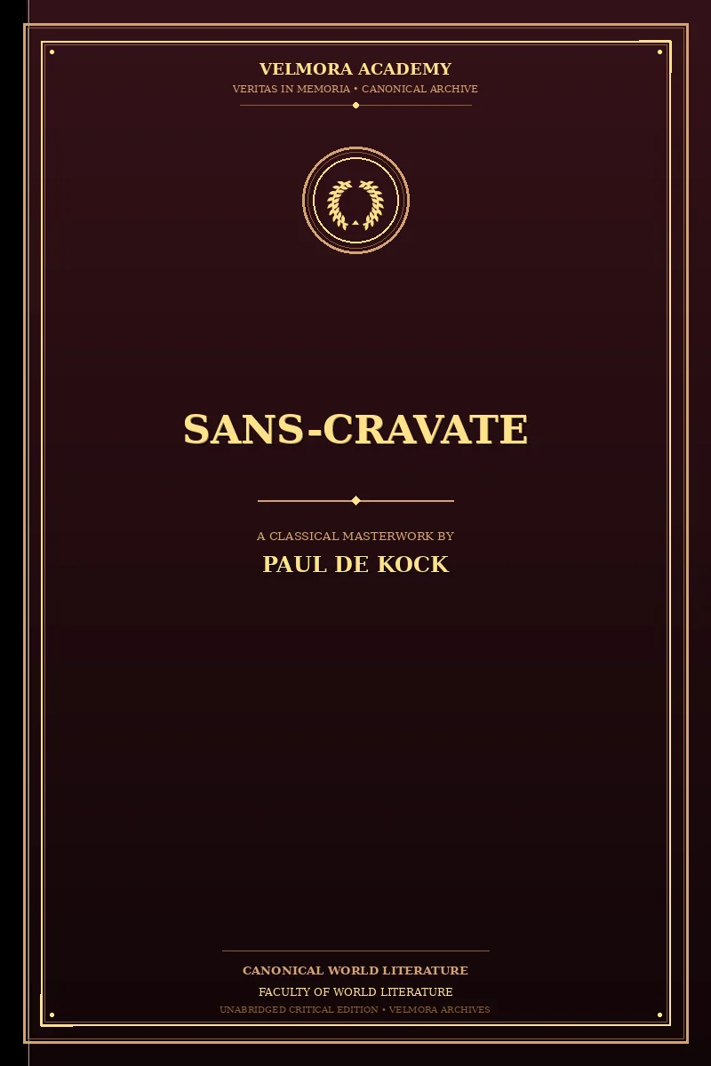 Cover of Sans-Cravate