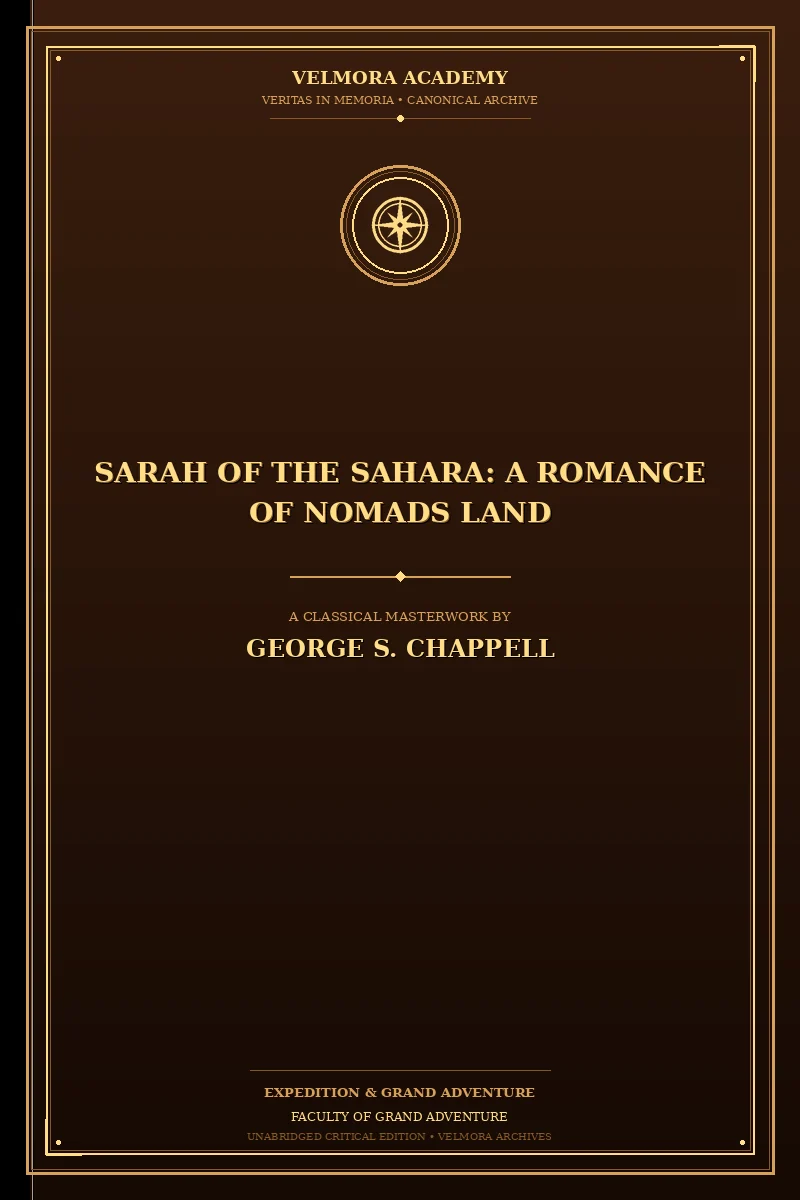 Cover of Sarah of the Sahara: A Romance of Nomads Land