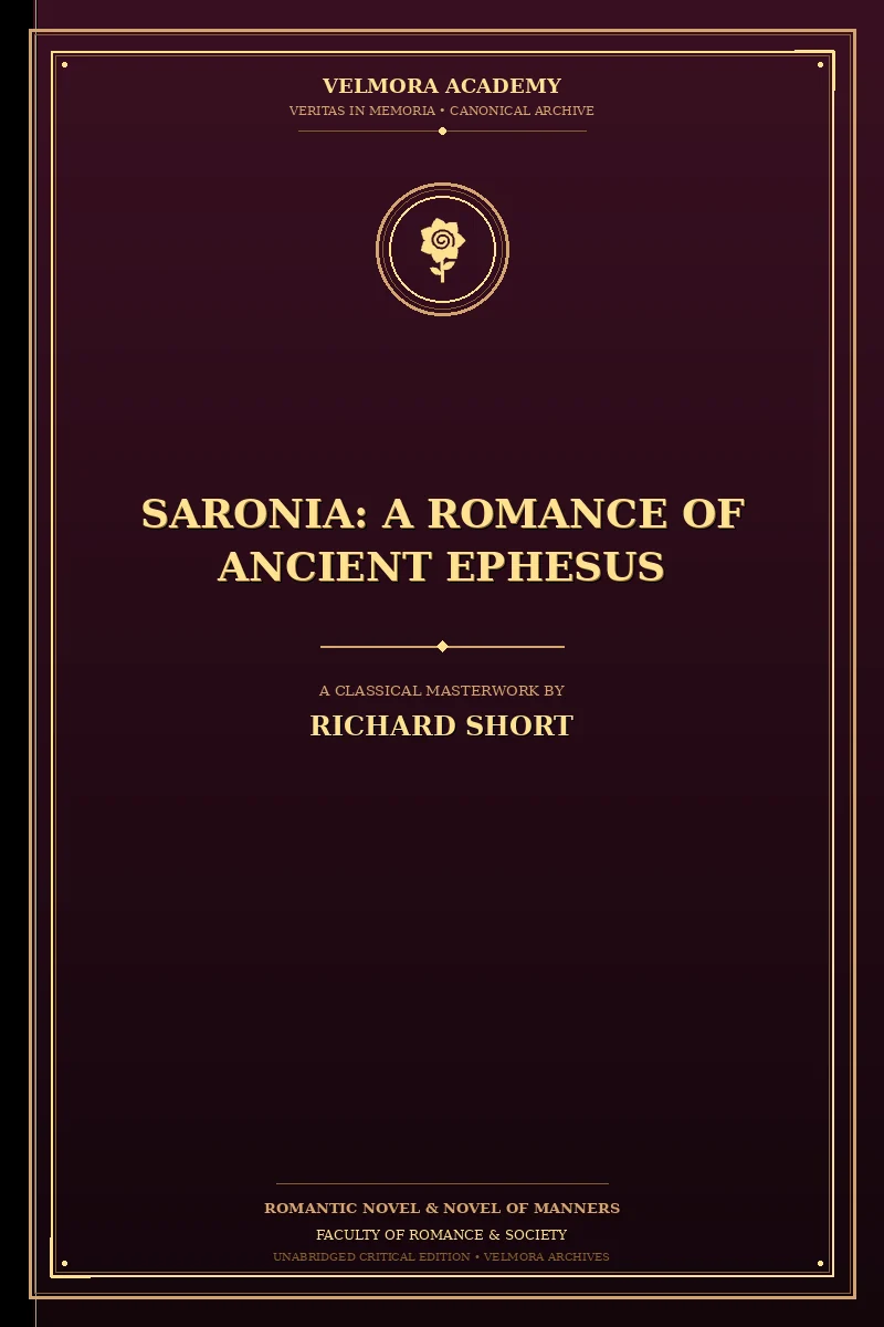 Cover of Saronia: A Romance of Ancient Ephesus