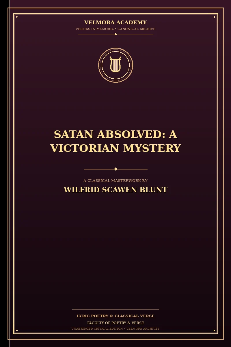 Satan Absolved: A Victorian Mystery