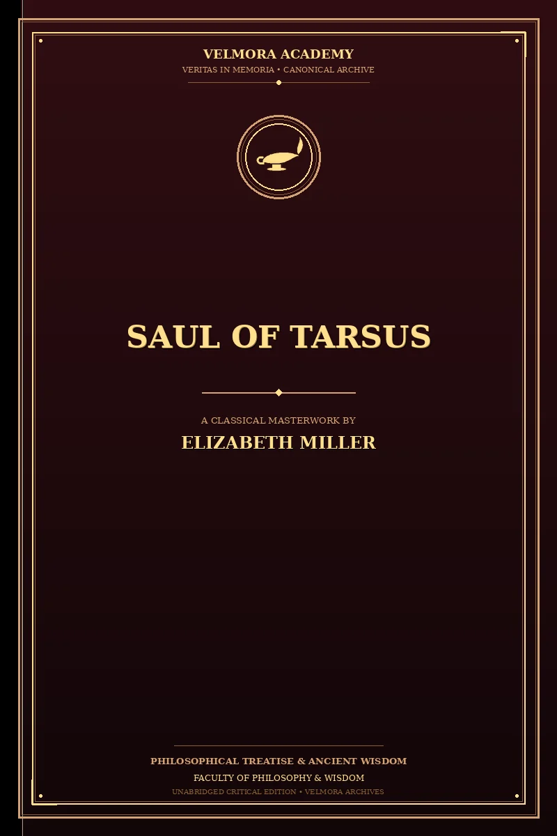 Cover of Saul of Tarsus