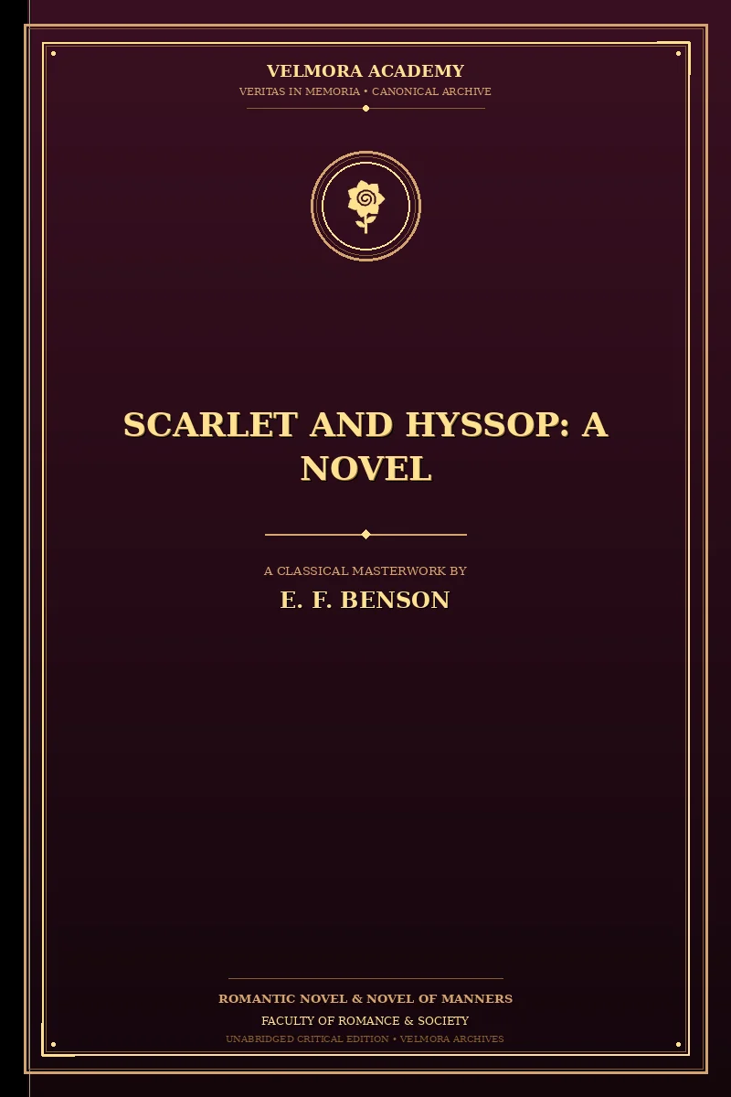 Scarlet and Hyssop: A Novel