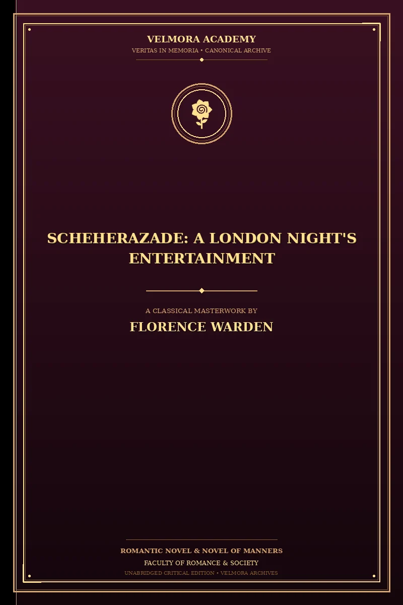 Cover of Scheherazade: a London night's entertainment