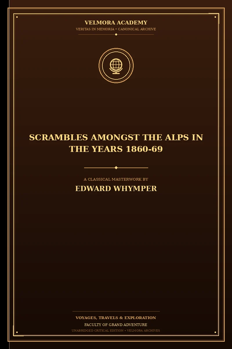 Cover of Scrambles Amongst the Alps in the Years 1860-69