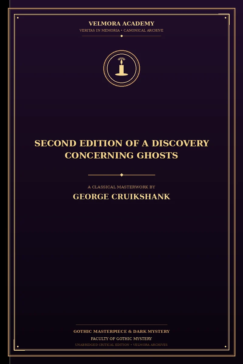 Cover of Second Edition of A Discovery Concerning Ghosts