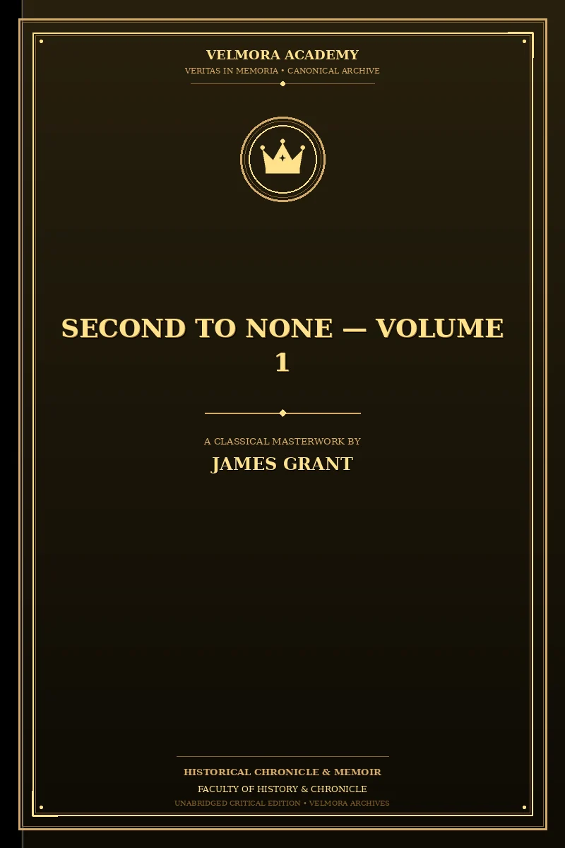 Cover of Second to None — Volume 1